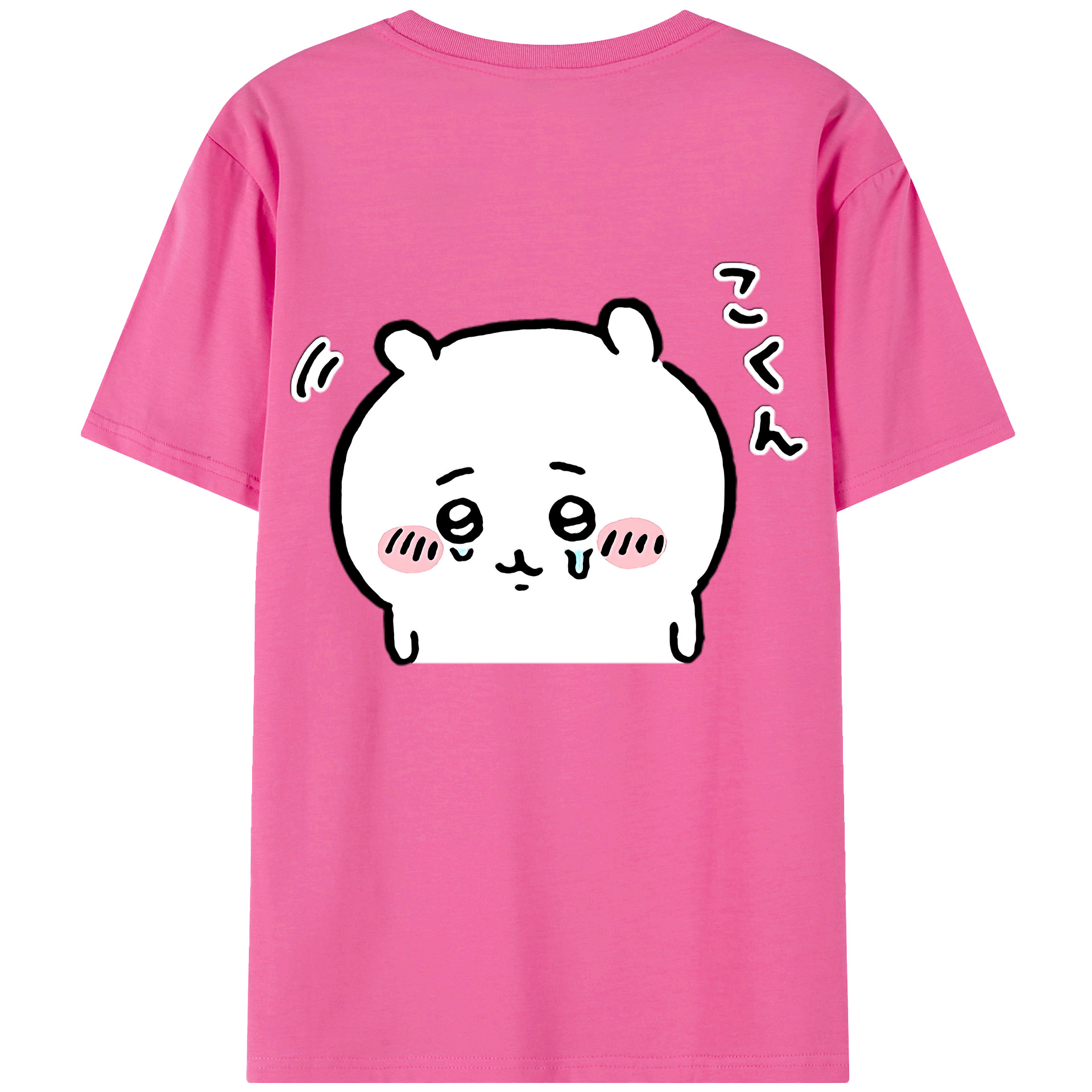 （画像用） ちいかわ ちいかわ Chii-kawa chiikawa レディース半袖Tシャツ(バックプリント)